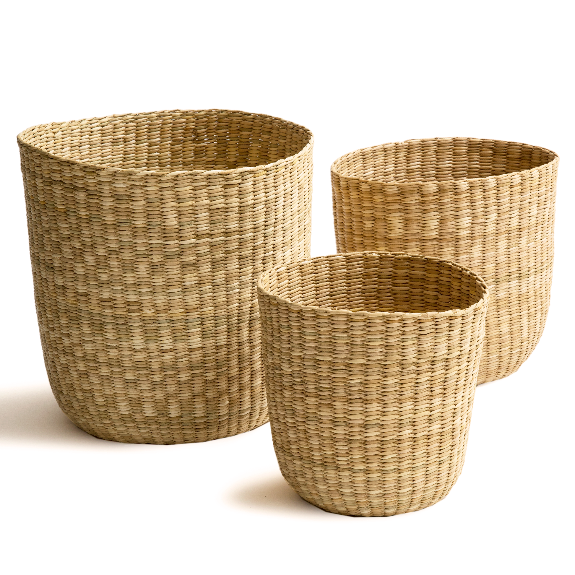Natural Hand Woven Laundry Baskets
